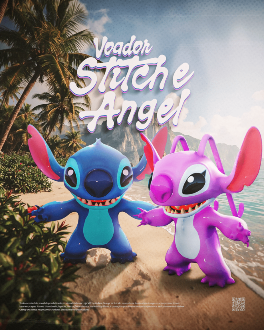 PACOTE VOADOR STITCH