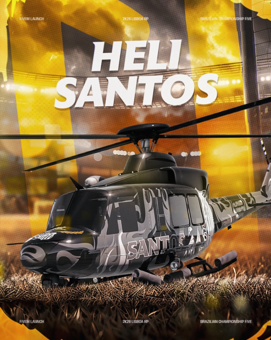 HELICÓPTERO SANTOS 32 TIROS - 30 DIAS