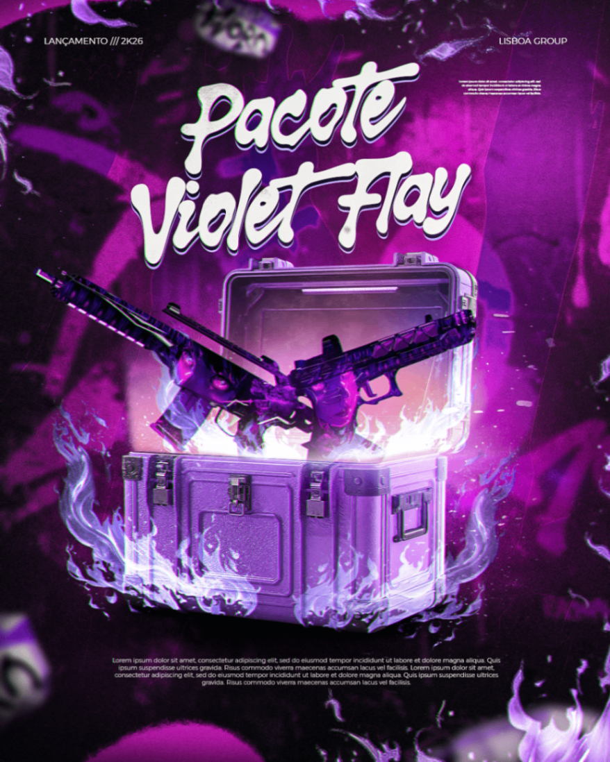 PACOTE VIOLET FLAY