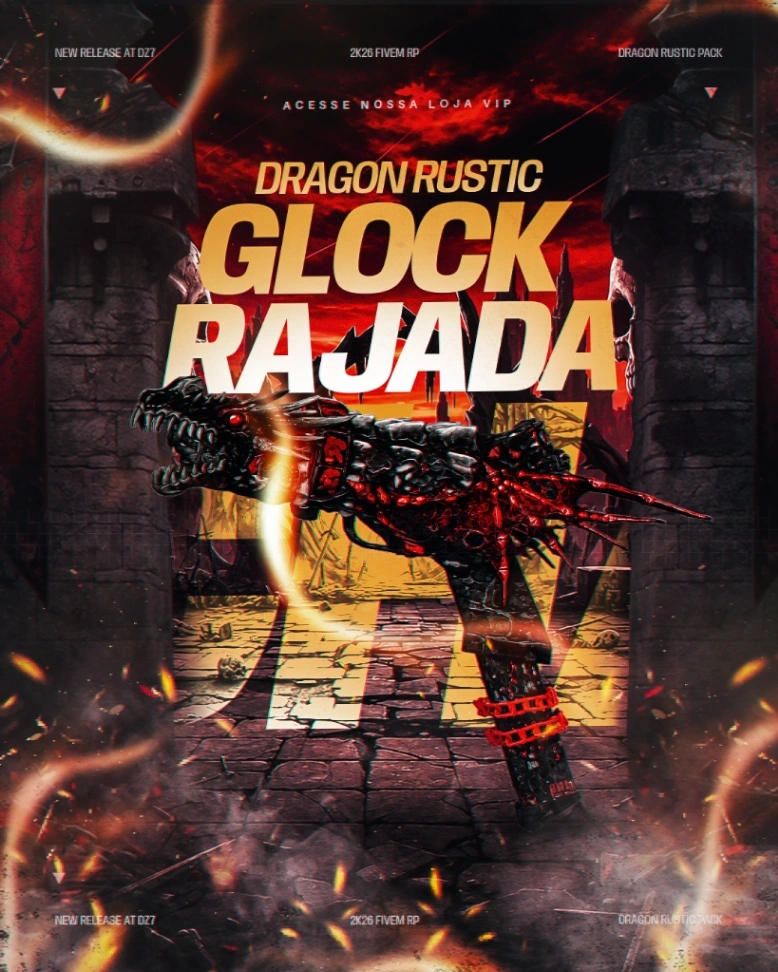 GLOCK RAJADA RED DRAGON